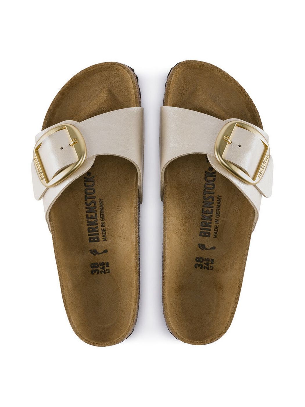 BIRKENSTOCK Sandalo Donna Madrid 1015279 Bianco gioboutiqueweb