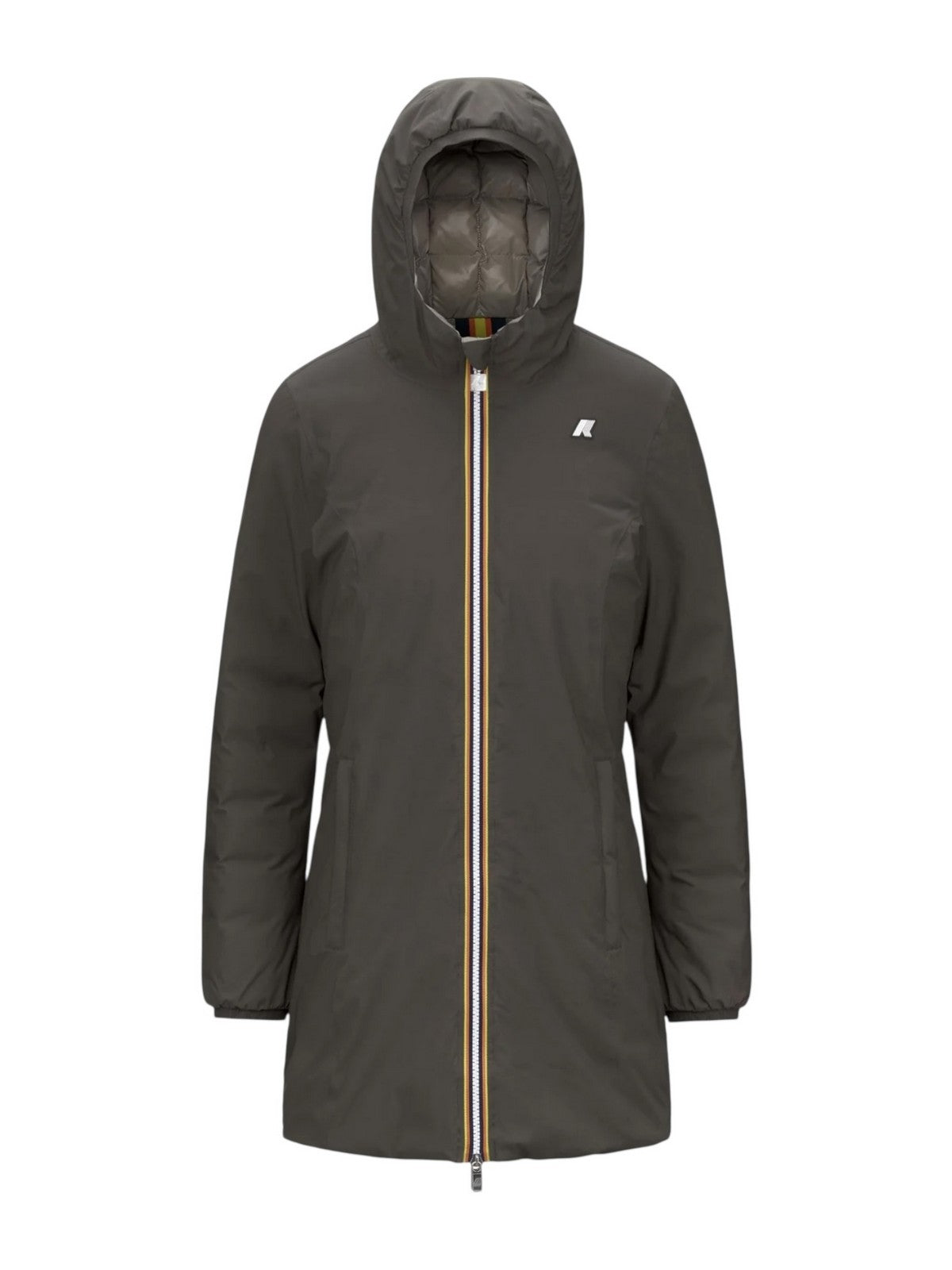 K-WAY Giubbino Donna DENISE ST THERMO DOUBLE K8134CW B42 Black Olive - Green