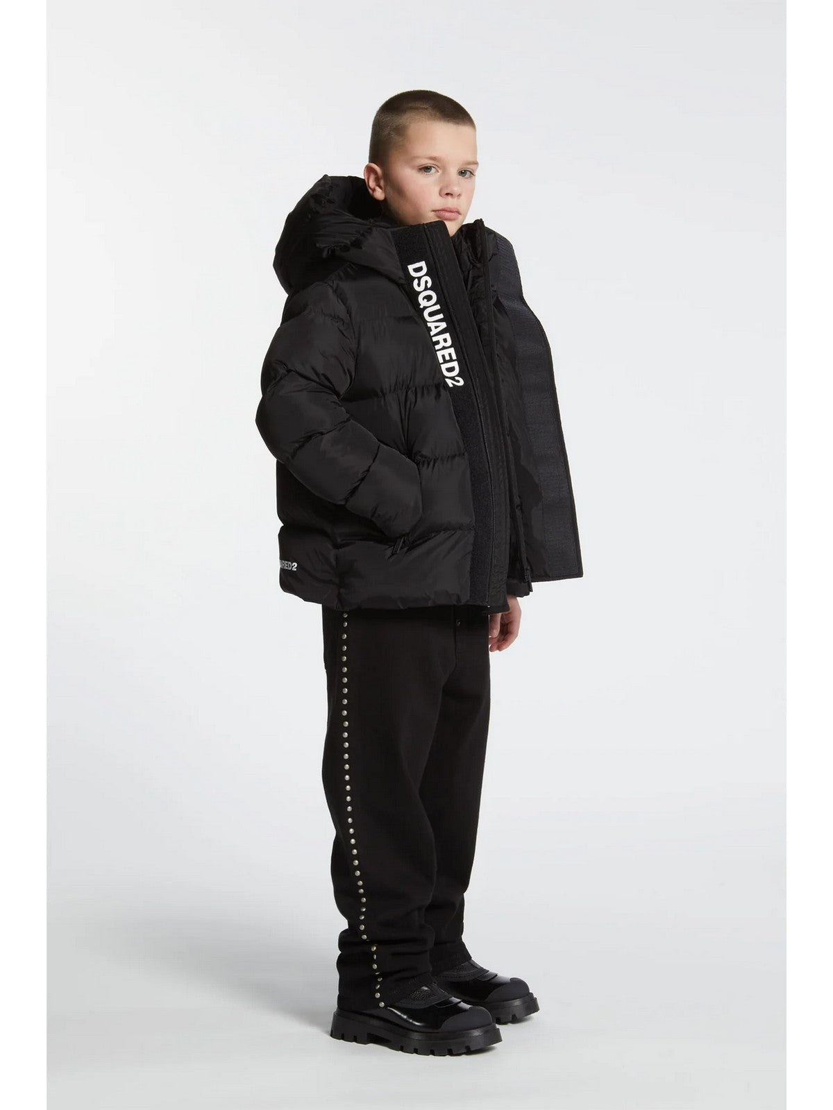 DSQUARED2 Giubbino Bambini e ragazzi DQ1090 D00BN DQ900 BLACK