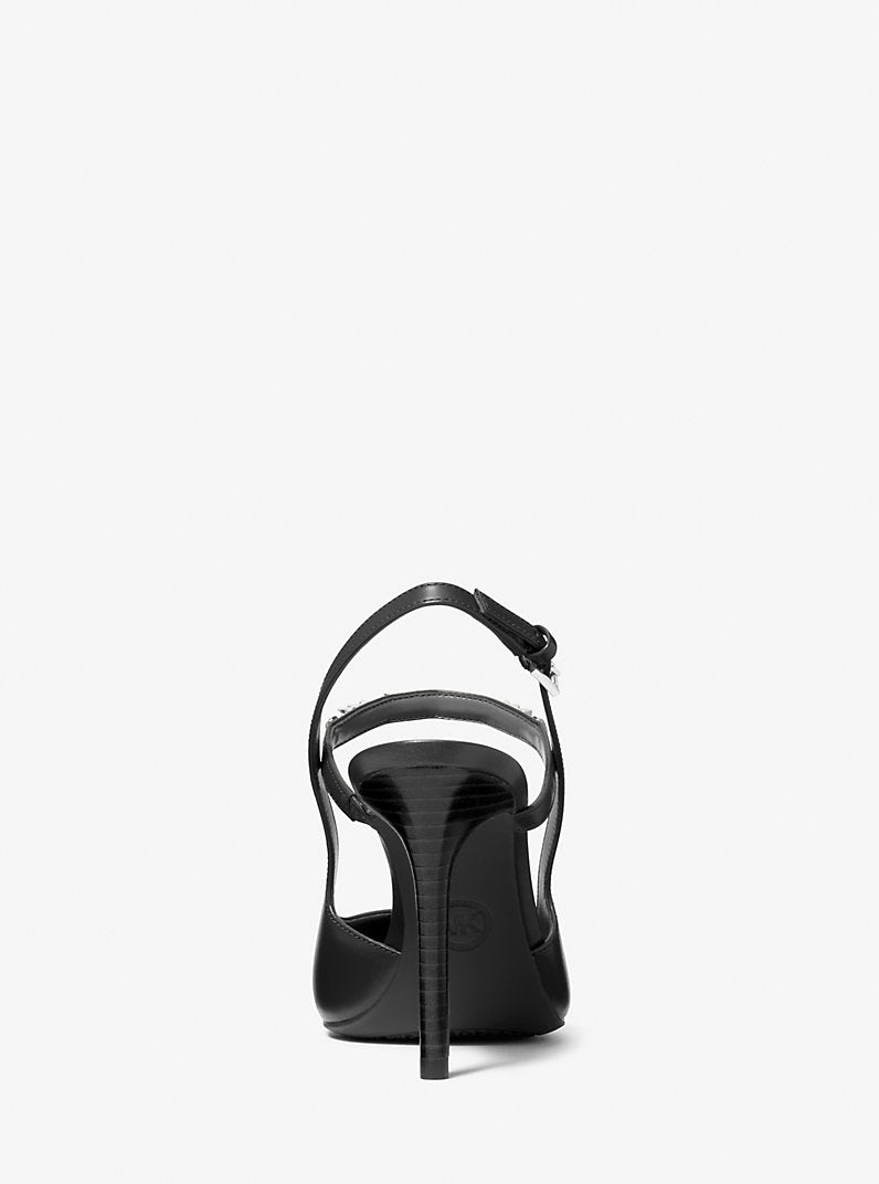 MICHAEL KORS Décolleté Donna DINA FLEX HIGH SLING PUMP 40R6DIHP1L 001 BLACK