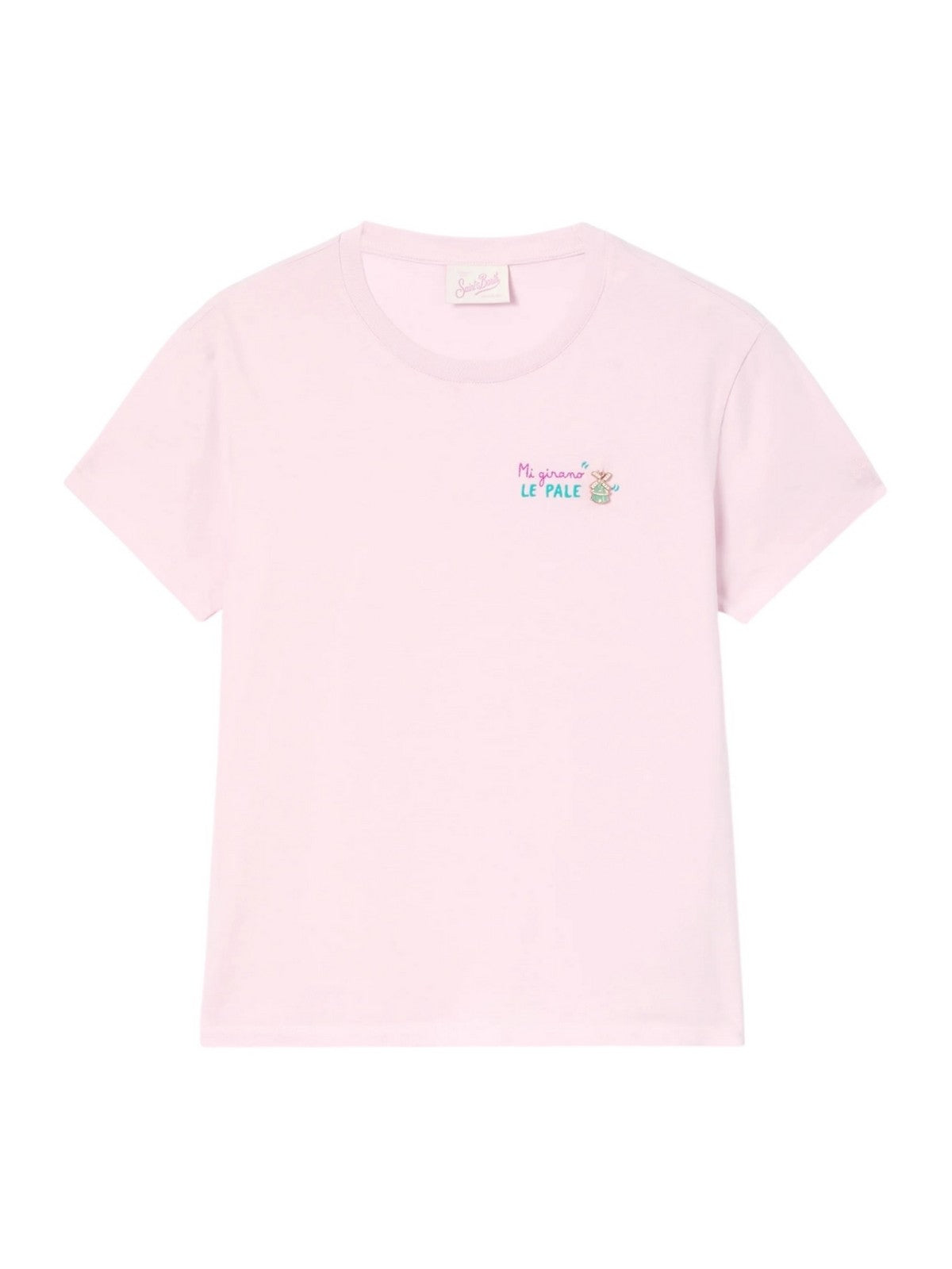 MC2 SAINT BARTH T-shirt Donna EMILIE 01041L GIRANO PALE 20 CHARM EMB