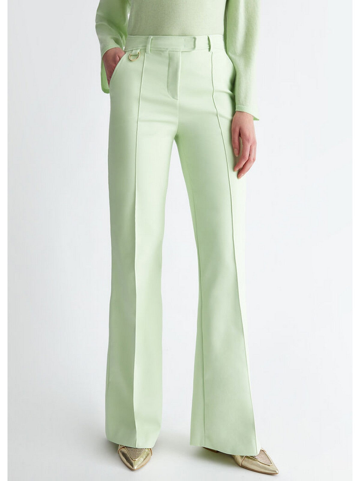 LIU JO BLACK Pantalone Donna CA4126T2553 X0546 Verde gioboutiqueweb