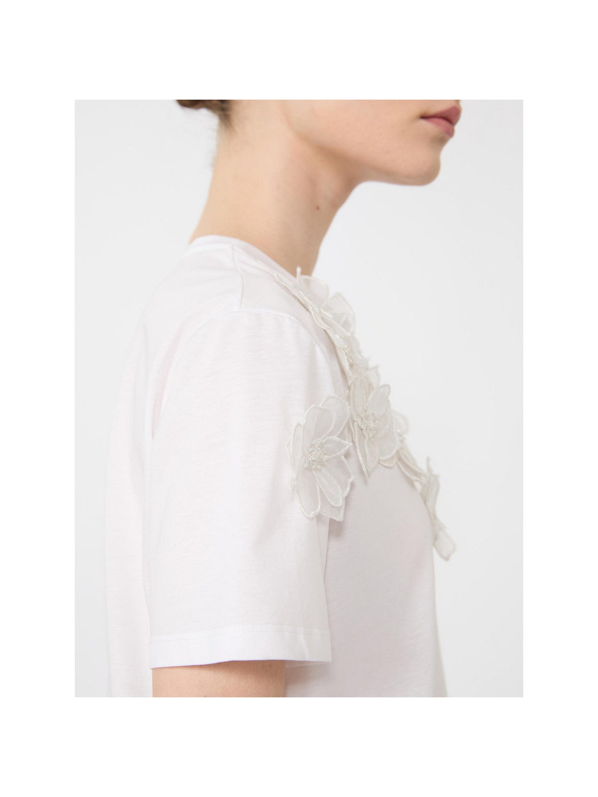 MAX MARA STUDIO T-shirt Donna MSEEDITTI 2616971013600 006 Bianco gioboutiqueweb