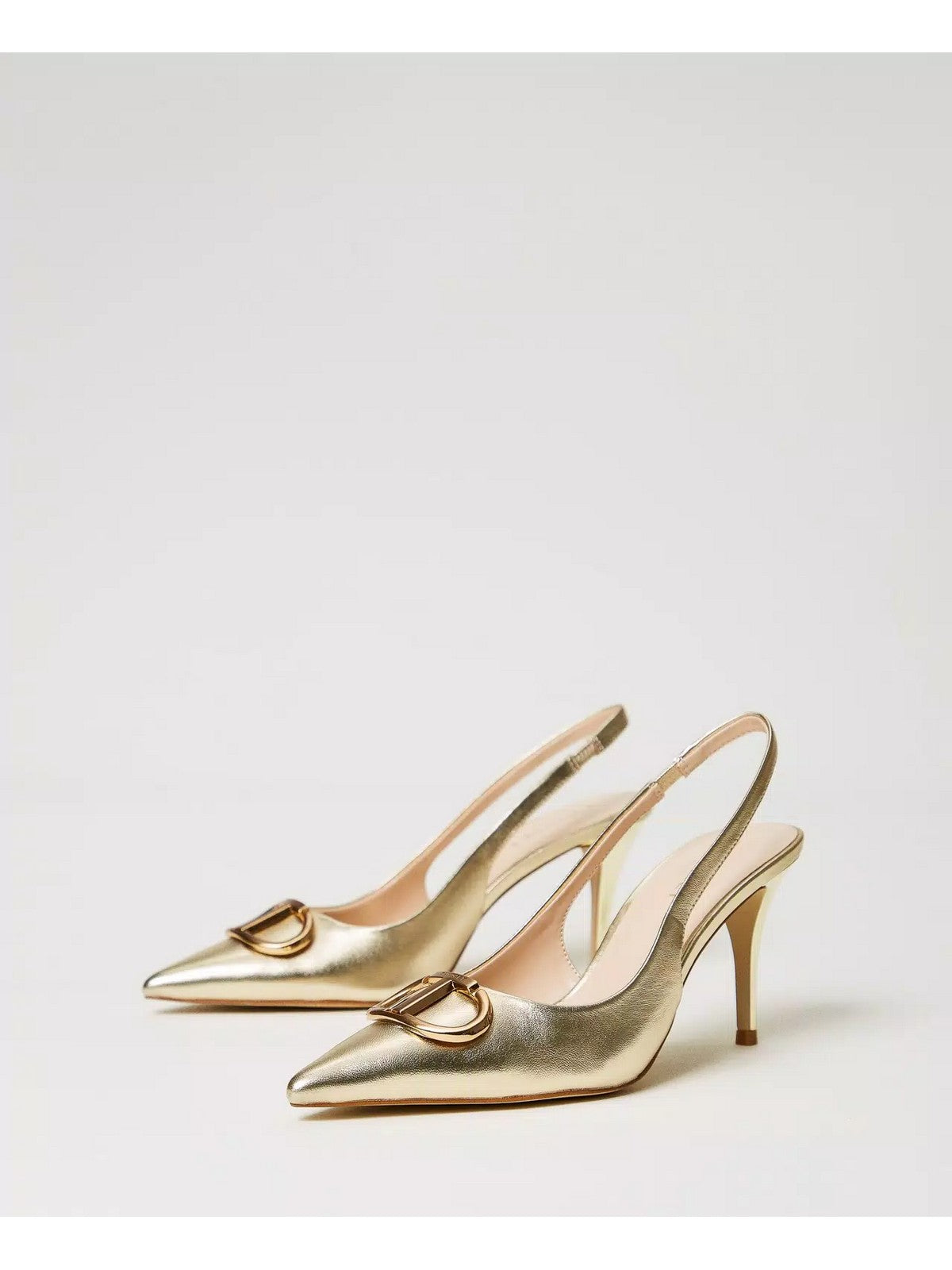 Twinset Décolleté Frau 241TCP122 10366 Gold