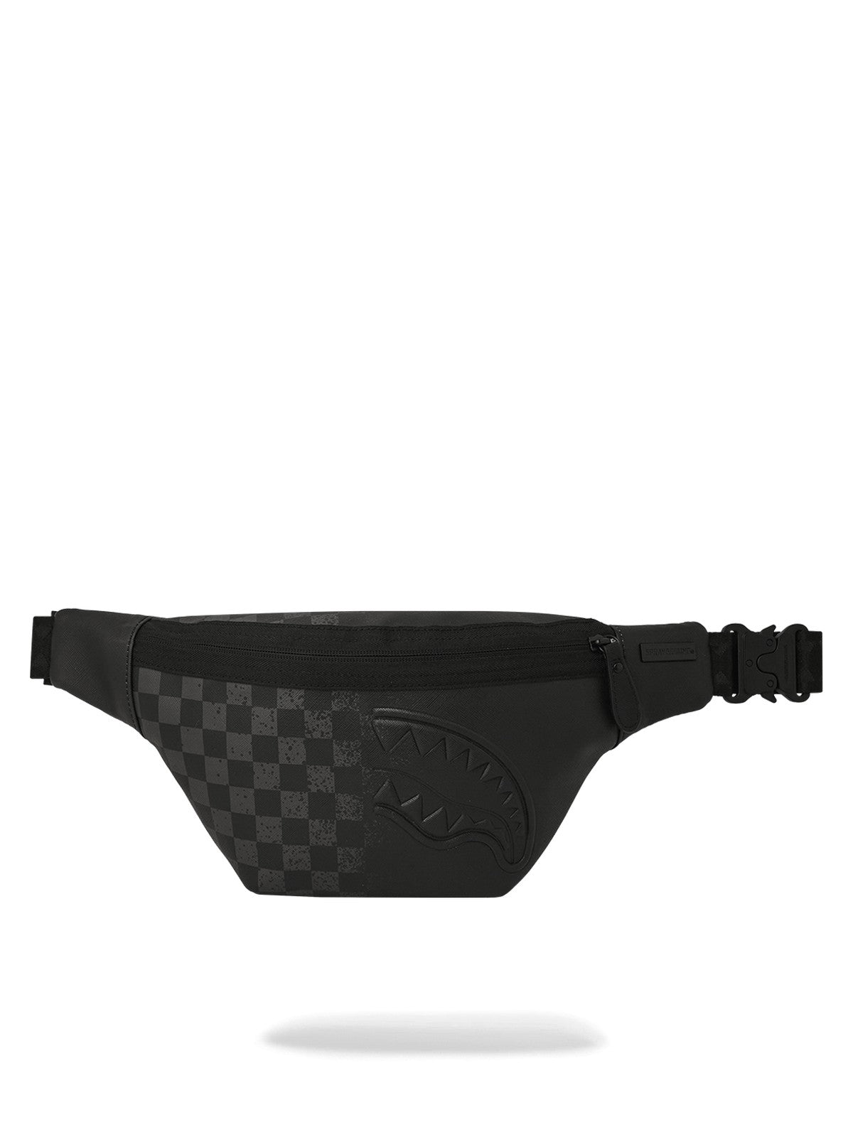 SPRAYGROUND Marsupio Uomo HALF SPRITZ BLACK/GREY CHECK SAVVY CROSSBODY 910B6861NSZ Nero gioboutiqueweb