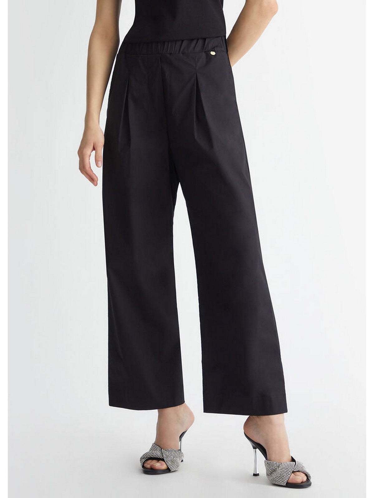 Liu Jo frische Frau Pantalone 8A4007T8821 22222 Schwarz