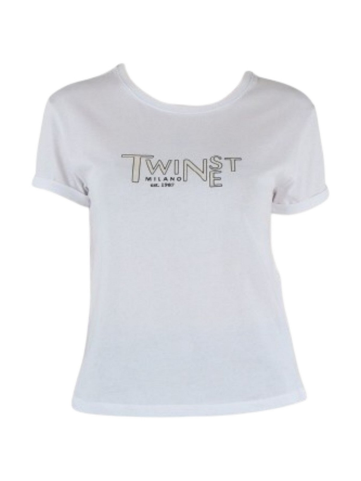 TWINSET T-shirt Donna 251TP2540 00001 BIANCO OTTICO gioboutiqueweb