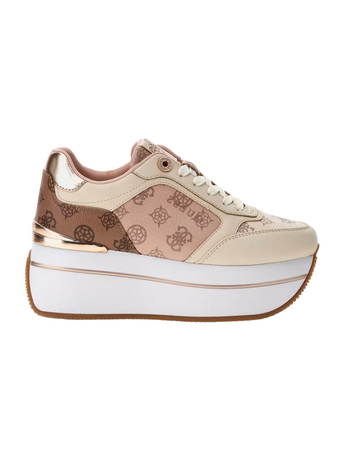 GUESS Sneaker Donna Camrio7 FLTCAM FAL12 MAUVE Beige gioboutiqueweb