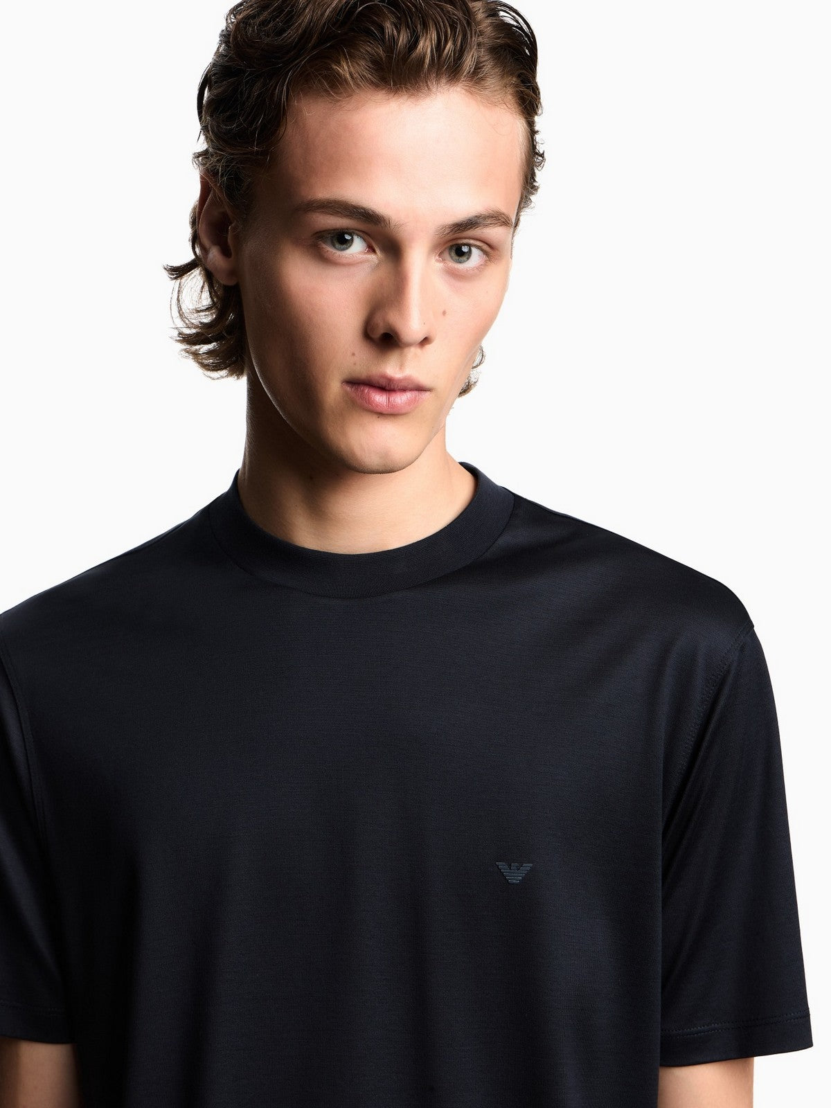 EMPORIO ARMANI Herren T-Shirt EM003137 AF10761 UB118 ICONIC 0920 NAVY BLUE EA