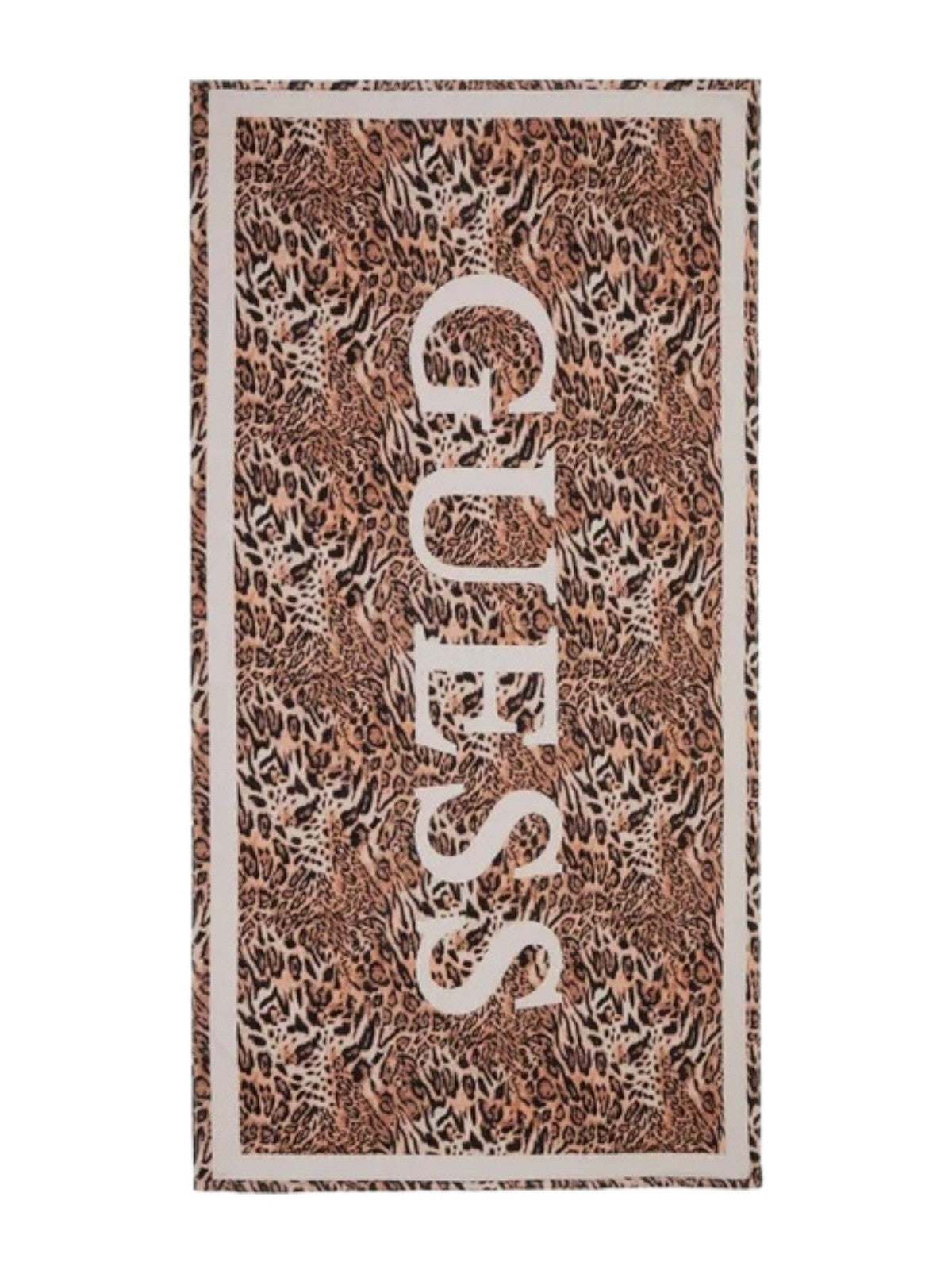 Guess Beachwear Sea Sea Woman Printed Towel E4GZ13 KBN40 P122 Beige