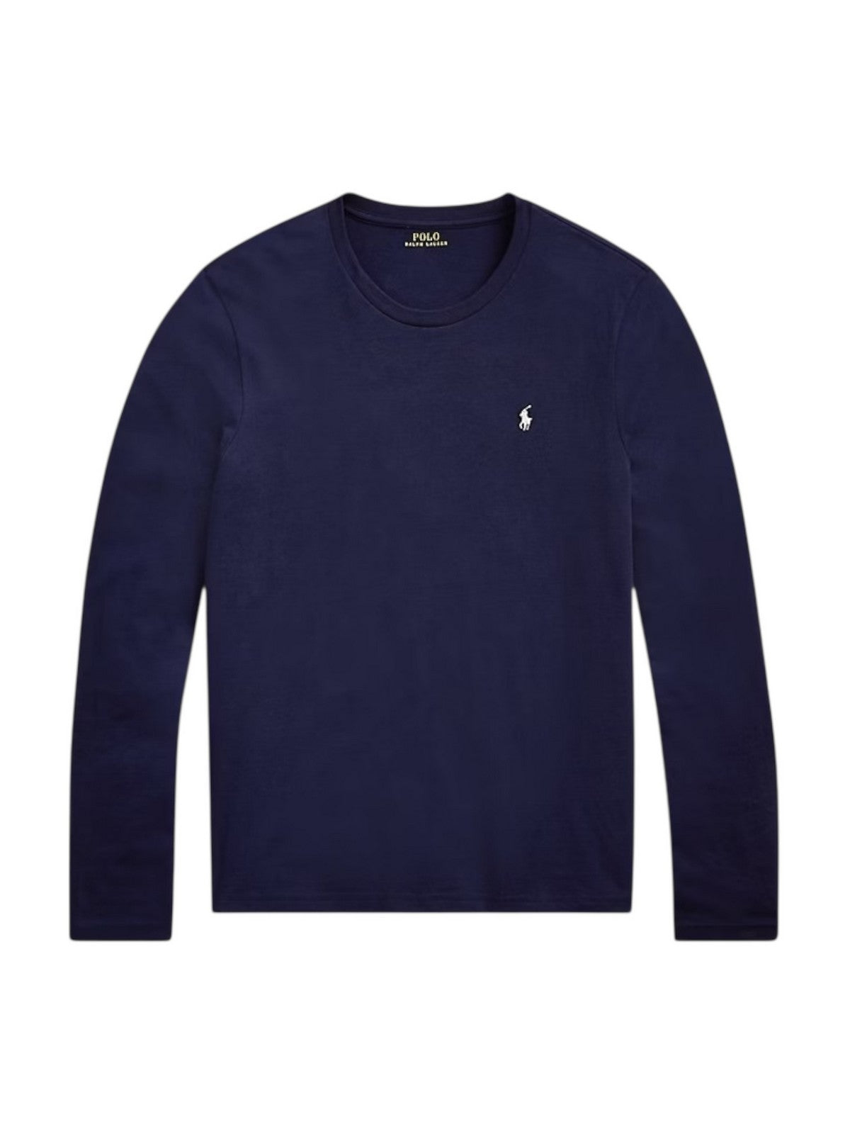 POLO RALPH LAUREN T-shirt Uomo L/S CREW-SLEEP-TOP 714844759 002 CRUISE NAVY