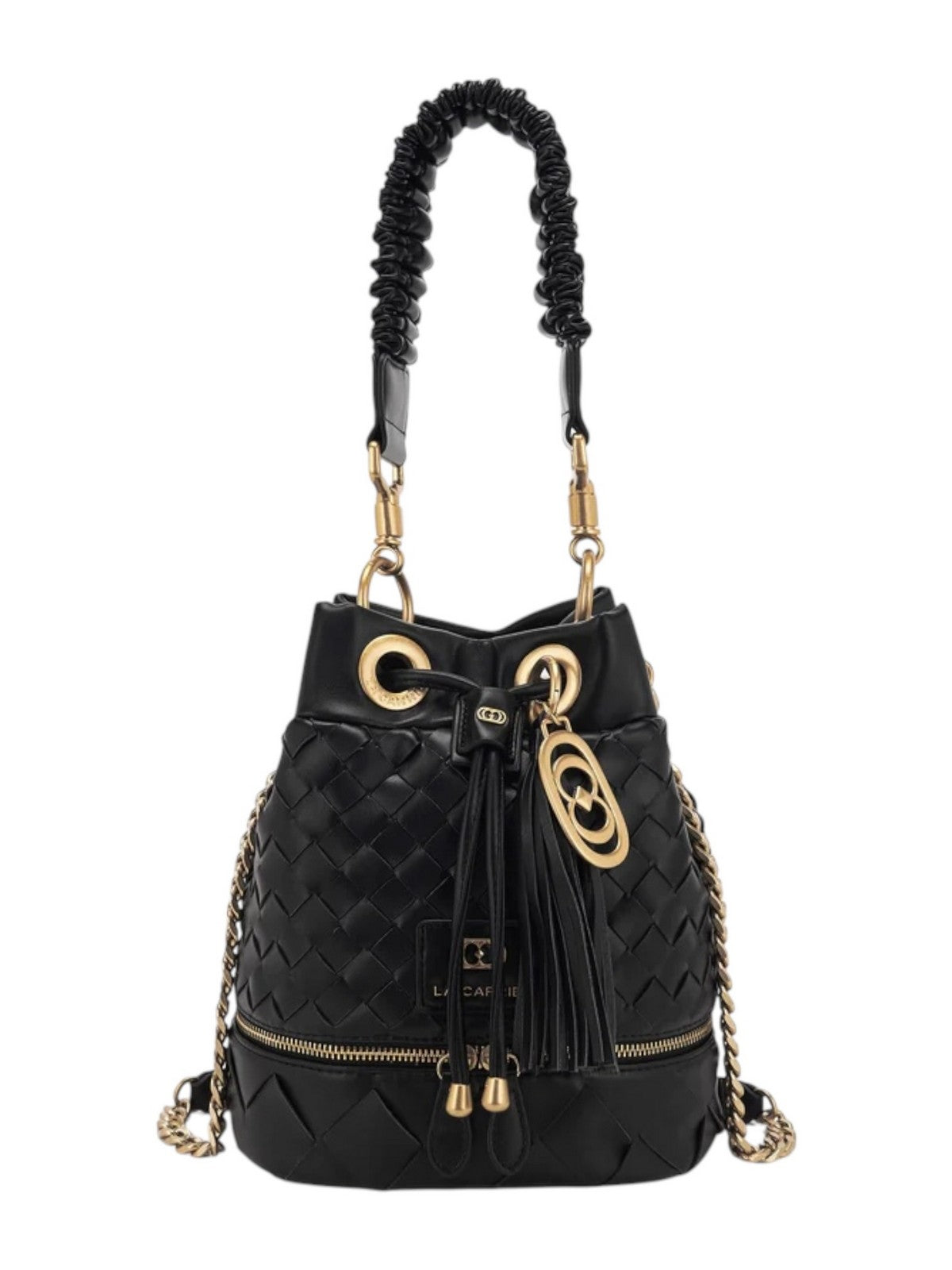 LA CARRIE Borsa Donna ESSENTIAL BUCKET SYNTHETIC 151M-EM-112 SYN/BLA Nero gioboutiqueweb