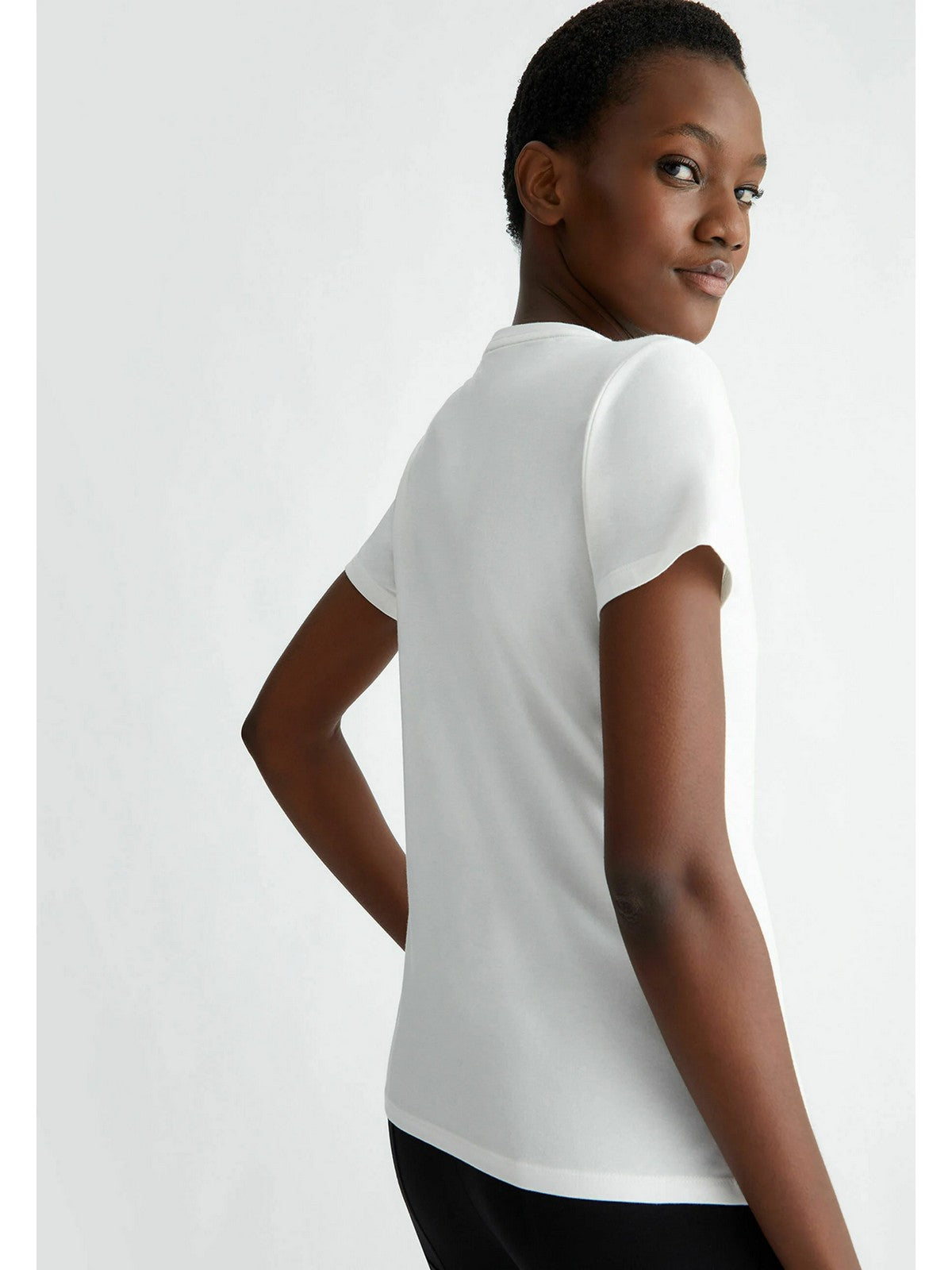 LIU JO SPORT T-Shirt e Polo Donna TA4136JS003 N9051 Avorio gioboutiqueweb