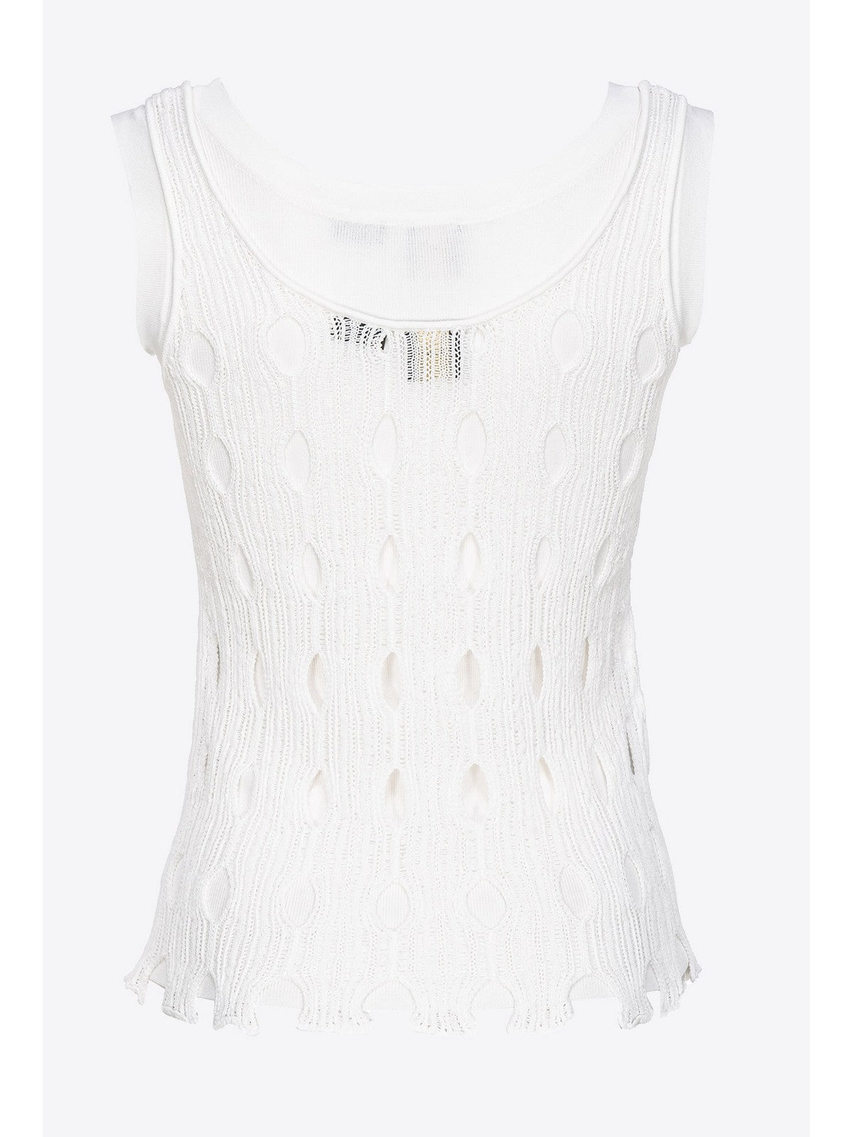 PINKO Canotta Donna Rambo 103468-A1UN Z04 Bianco gioboutiqueweb