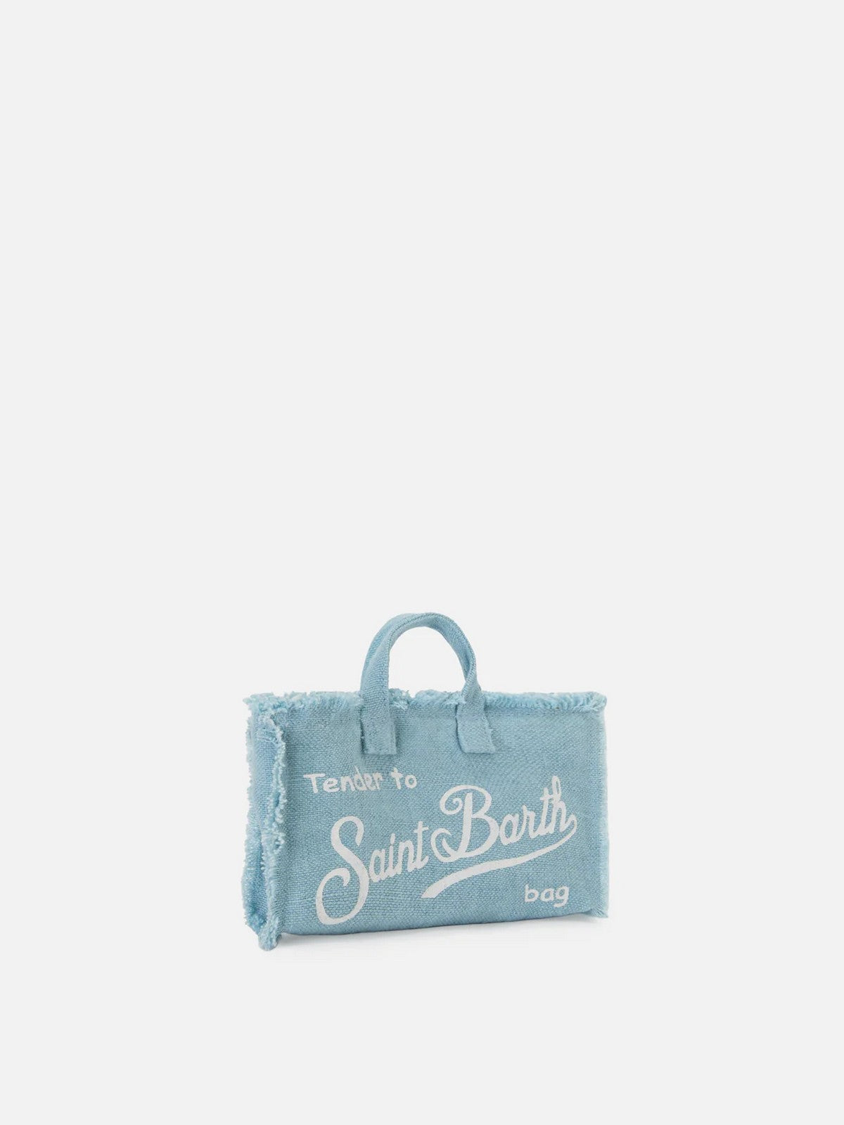 MC2 SAINT BARTH Pochette Donna PHONE BAG LINEN 00555L LINEN 31 LIGHT BLUE