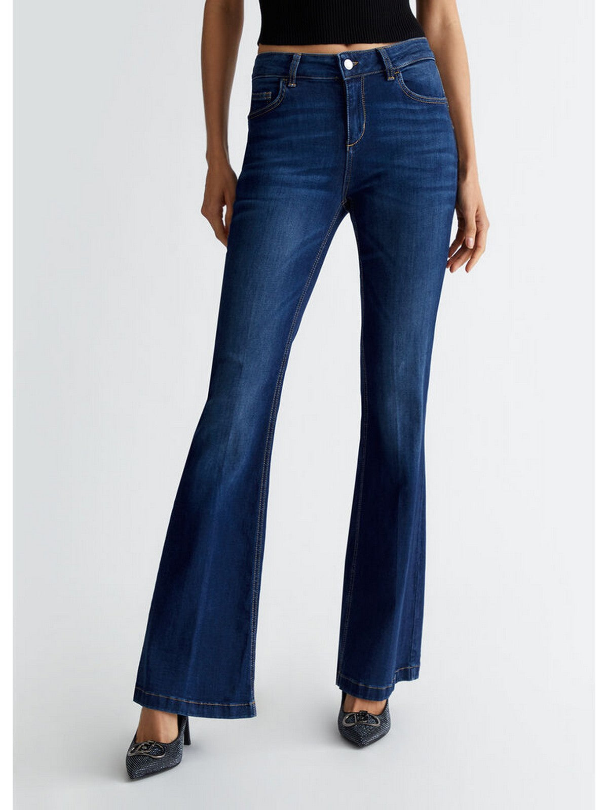 LIU JO BLUE DENIM Jeans Donna UF4058DS015 7L349 Blu gioboutiqueweb