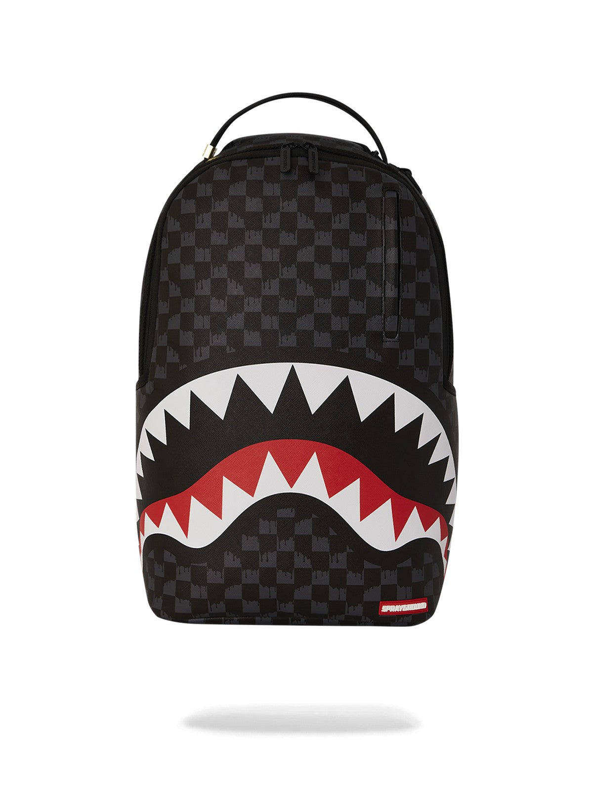 SPRAYGROUND Zaino Uomo DRIP CHECK SHARK 910B6020NSZ Nero gioboutiqueweb