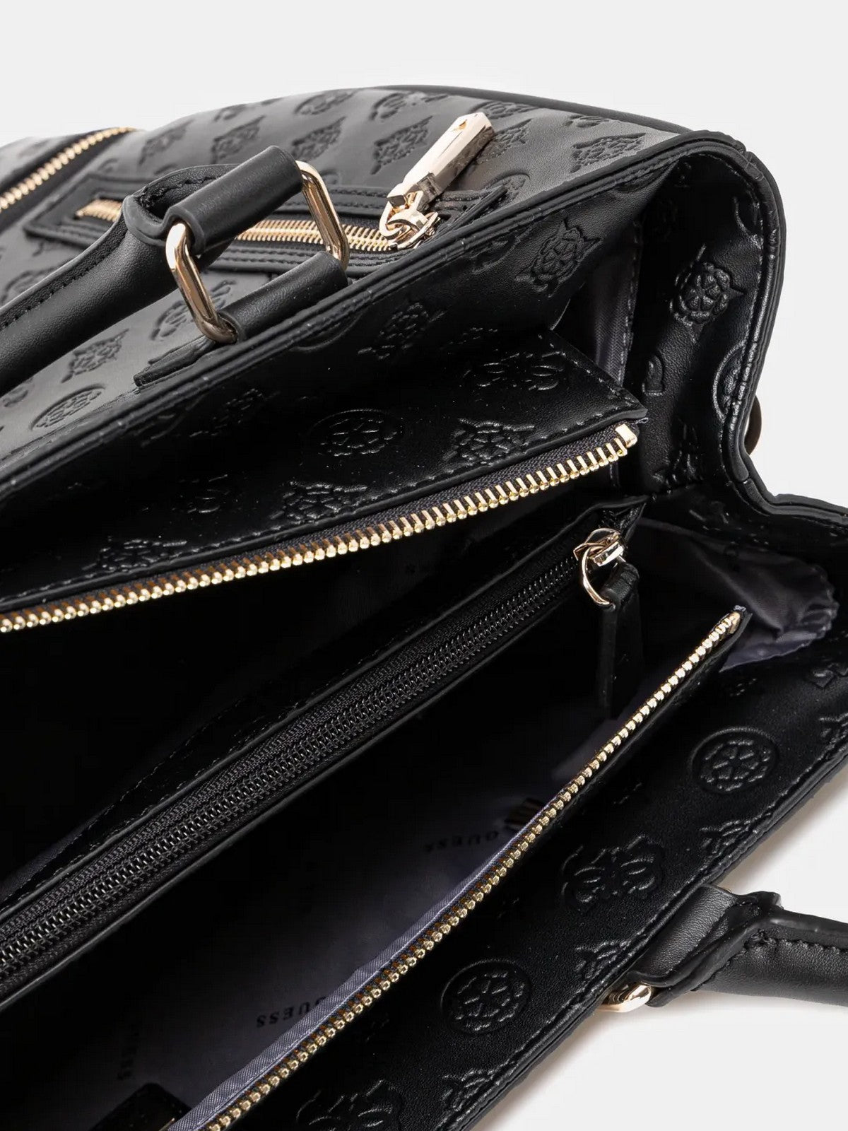 GUESS Valigia e Trolley Donna WILDER ZIP BOTTOM SHOPPER TOTE TWK745 24150 BLA Nero gioboutiqueweb