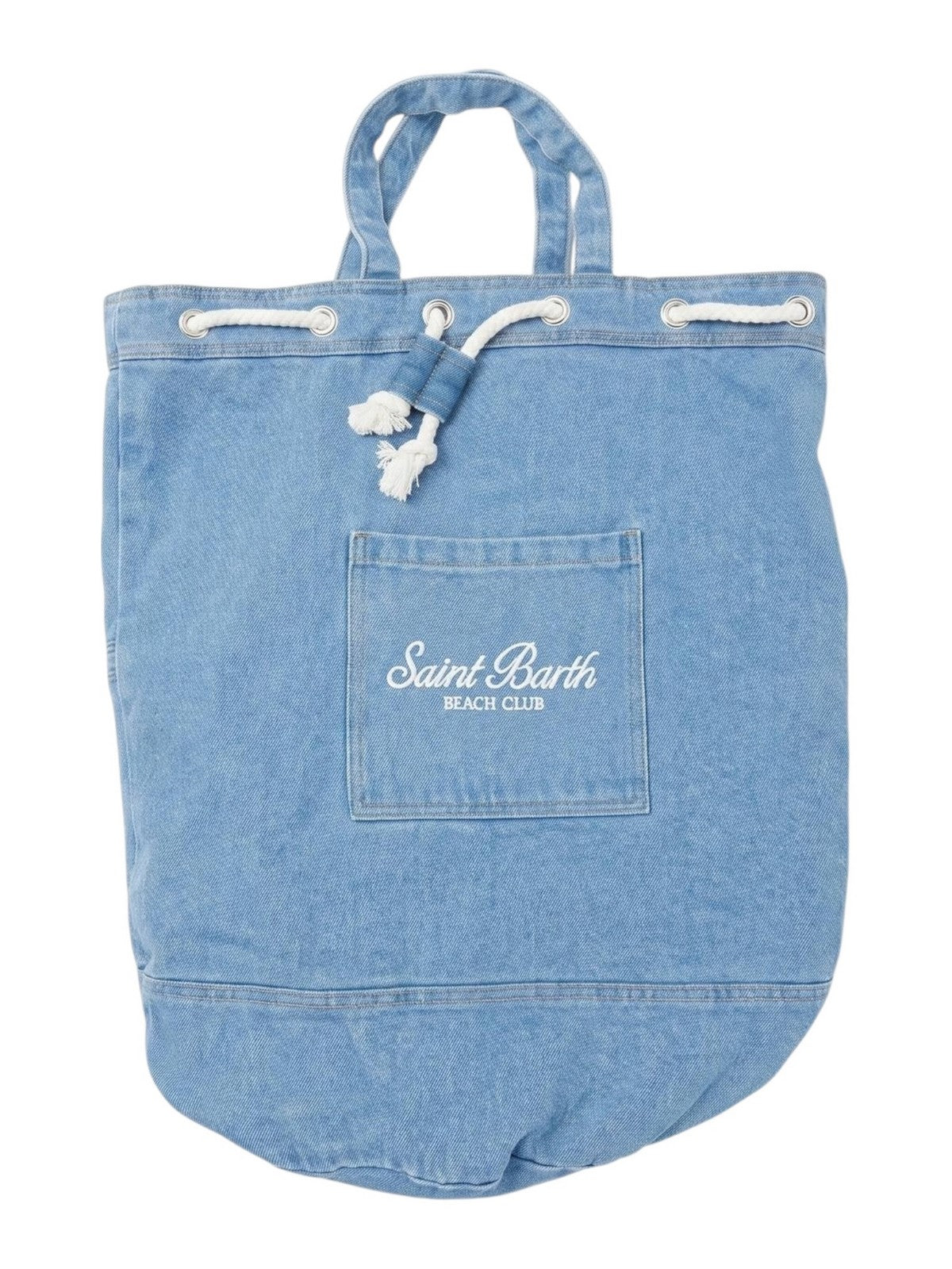MC2 SAINT BARTH Zaino Donna BEACH BACKPACK 01759L DENIM LIGHT EMB