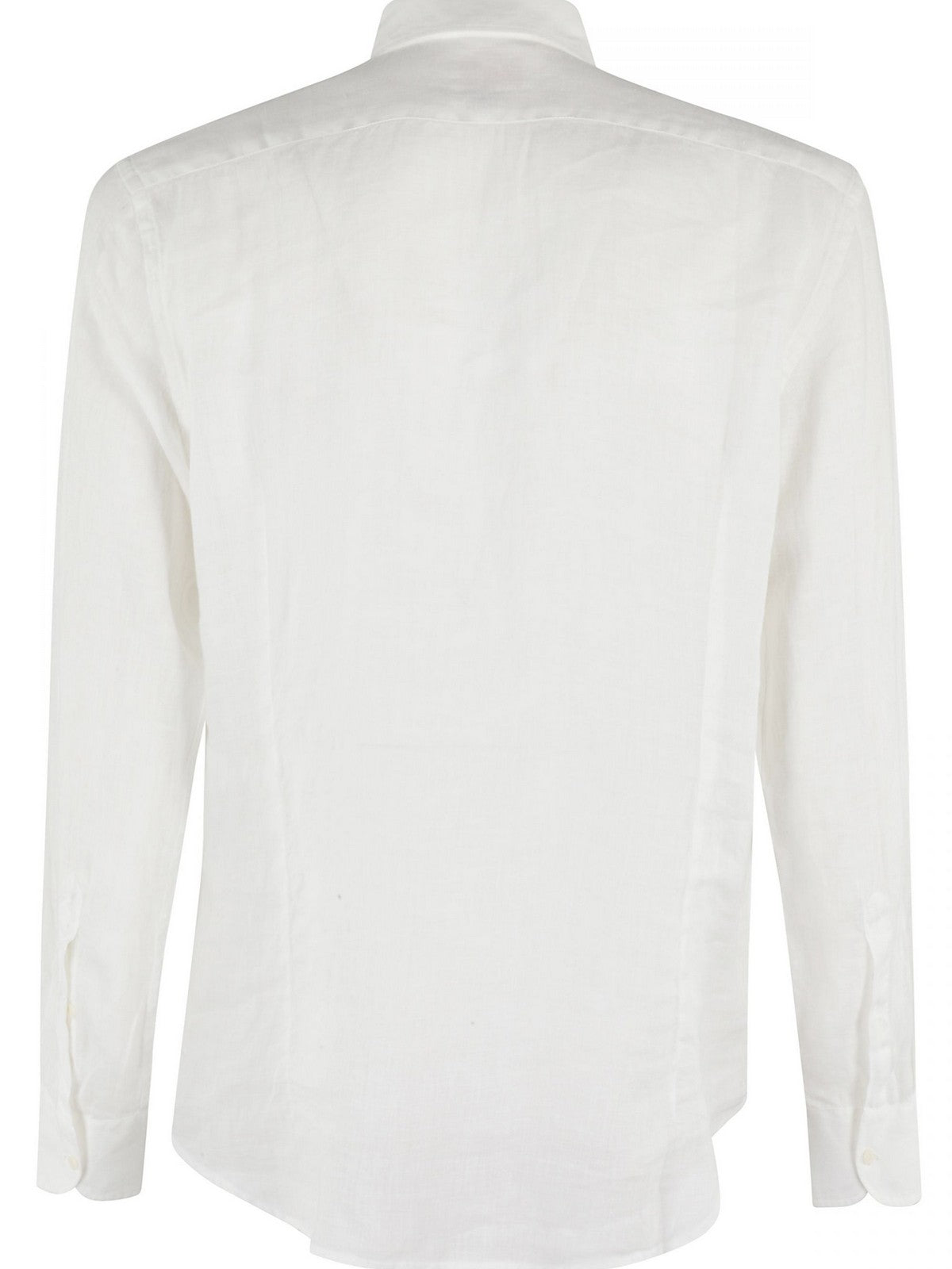 MC2 SAINT BARTH Camicia Uomo PAMPLONA 01896H LINEN 01 WHITE gioboutiqueweb