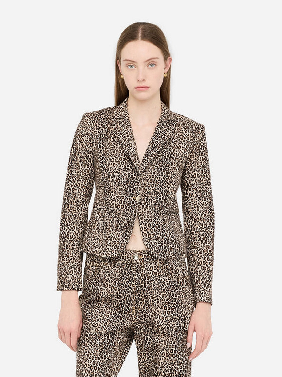 LIU JO BLUE DENIM Giacca Donna UF5194T016A M9766 Micro spotted beige