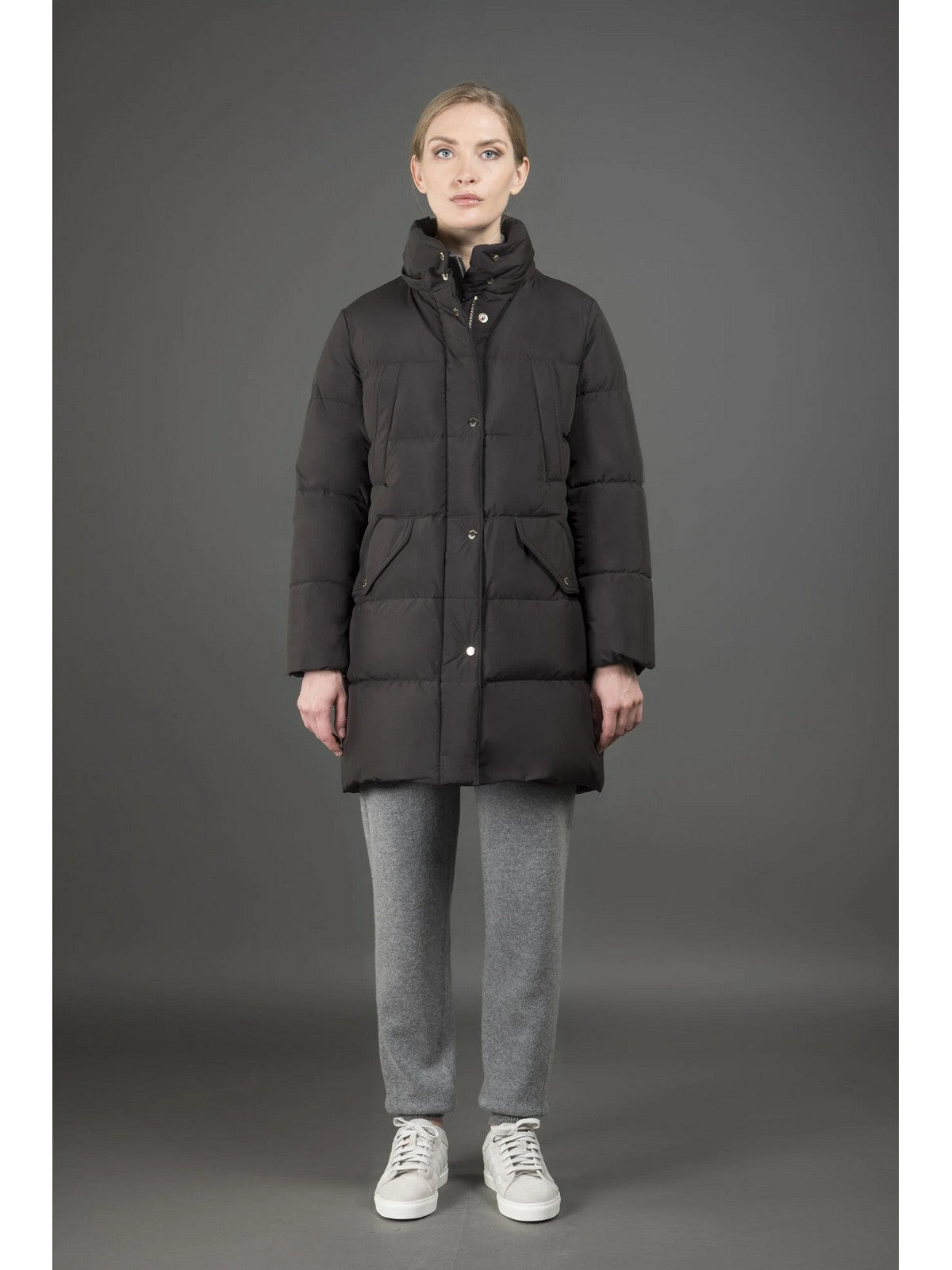 MOORER Piumino Donna Talassa-stp MODGI300008 U0001 Nero gioboutiqueweb