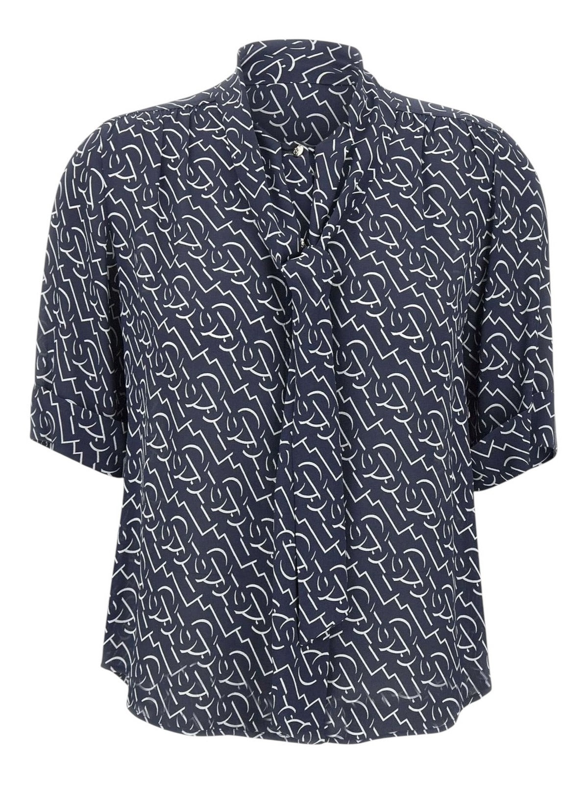 LIU JO BLACK Camicia Donna CA5216T5853 B1313 BLUE/WHITE