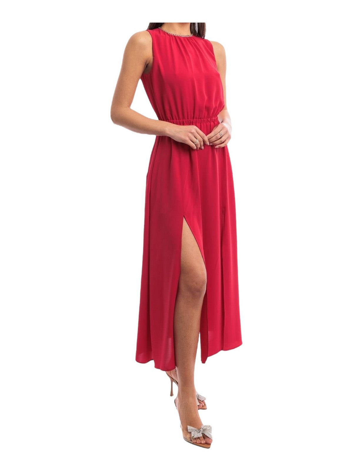 Liu Jo White Woman Dress M4193T4434 81761 Red