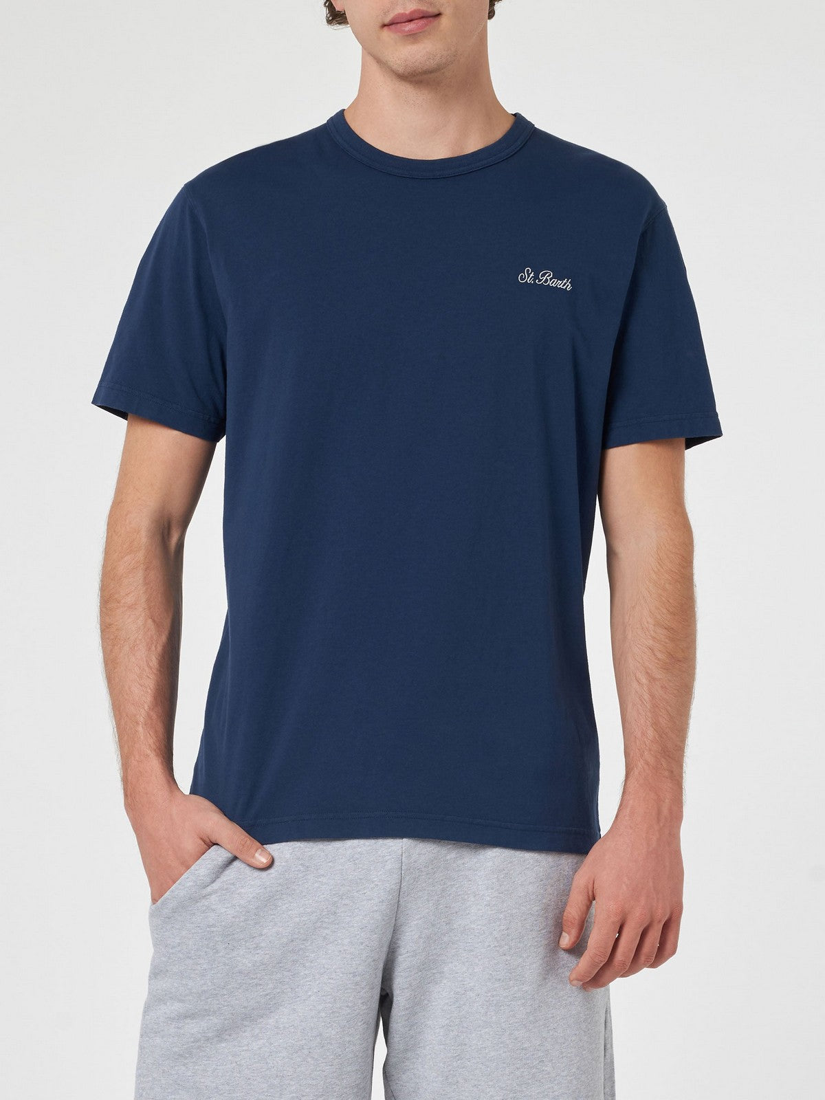 MC2 SAINT BARTH T-Shirt e Polo Uomo DOVER 01793F Blu gioboutiqueweb
