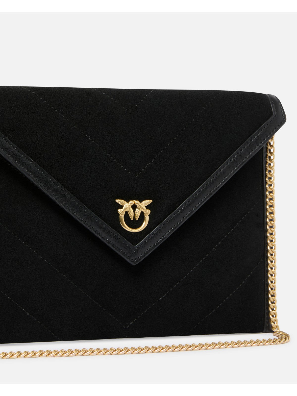 PINKO Portafoglio Donna FLAT PURSE HANDLE 104820-A2JH Z99V NERO LIMOUSINE - MATT GOLD