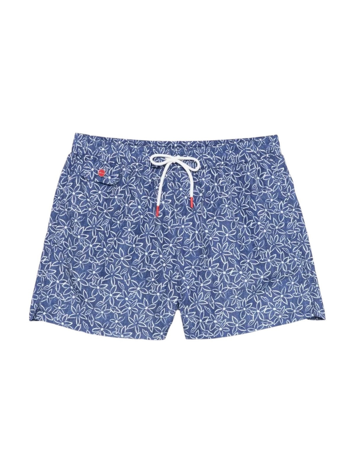 KITON Costume da bagno Uomo UCOM010K0743H84002 BLU/BIANCO