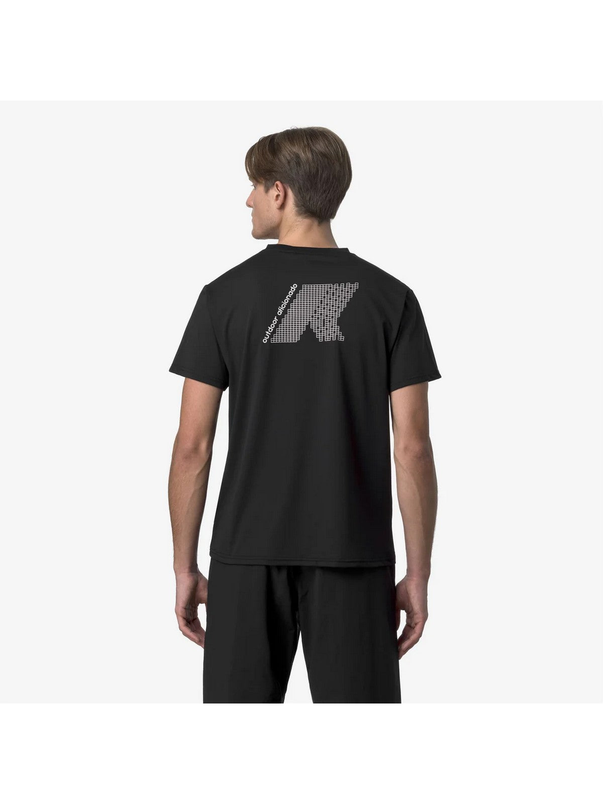 K-WAY T-shirt Uomo GRAPHITE K61279W USY Nero gioboutiqueweb