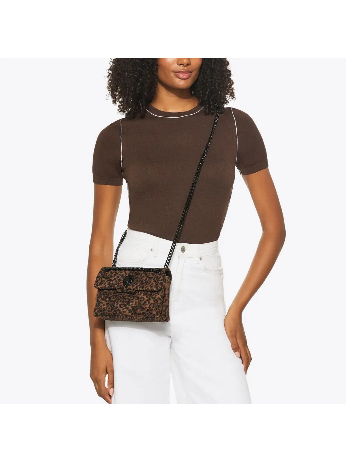 KURT GEIGER Borsa Donna LEATHER MINI KENSINGTON 5017339289 BROWN/OTH BROWN/OTH gioboutiqueweb