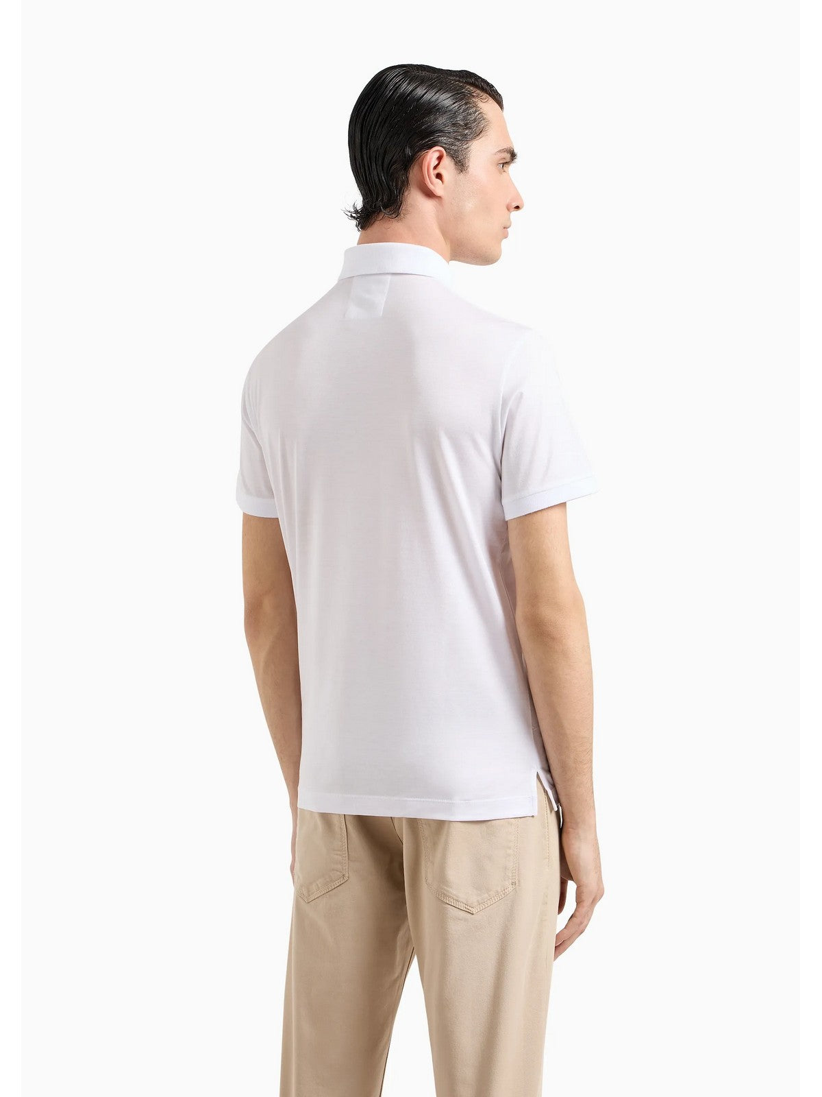 EMPORIO ARMANI Polo Uomo 8N1F96 1JUVZ 0100 BIANCO OTTICO gioboutiqueweb