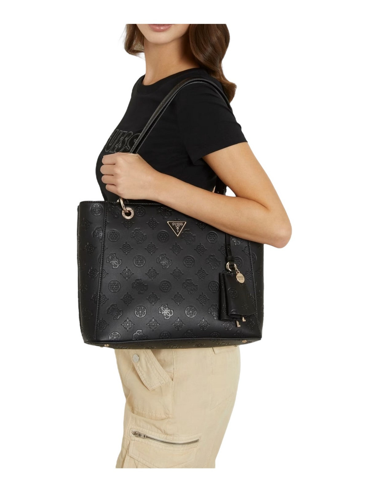 GUESS Borsa Donna Jena Elite Luxury Sa HWPG92 20250 BLO Nero gioboutiqueweb