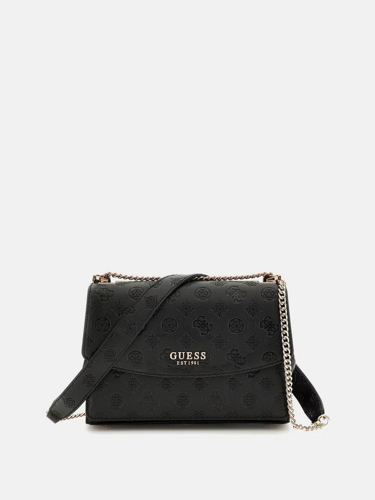 GUESS Borsa Donna PHOEBE CONVERTIBLE XBODY FLAP HWPD96 65210 BLO BLACK LOGO