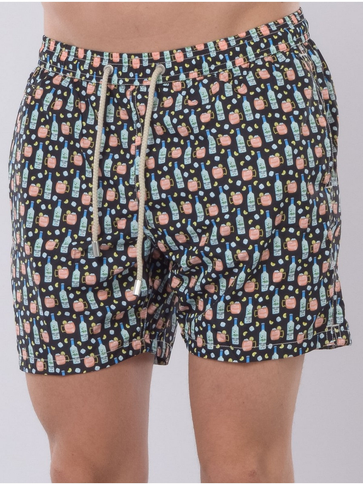 MC2 SAINT BARTH Costume da bagno Uomo LIGHTING MICRO FANTASY 03701F Nero gioboutiqueweb