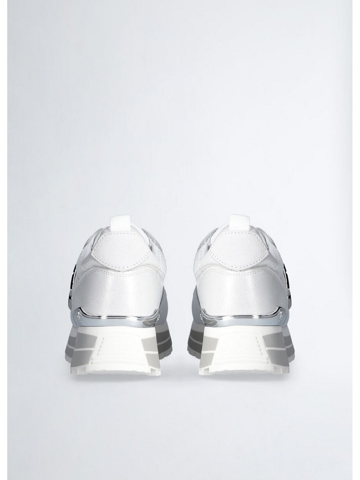 LIU JO Sneaker Donna LIU JO MAXI WONDER 01 BA5013PX602 01111 LEATHER//MESH/L WHITE