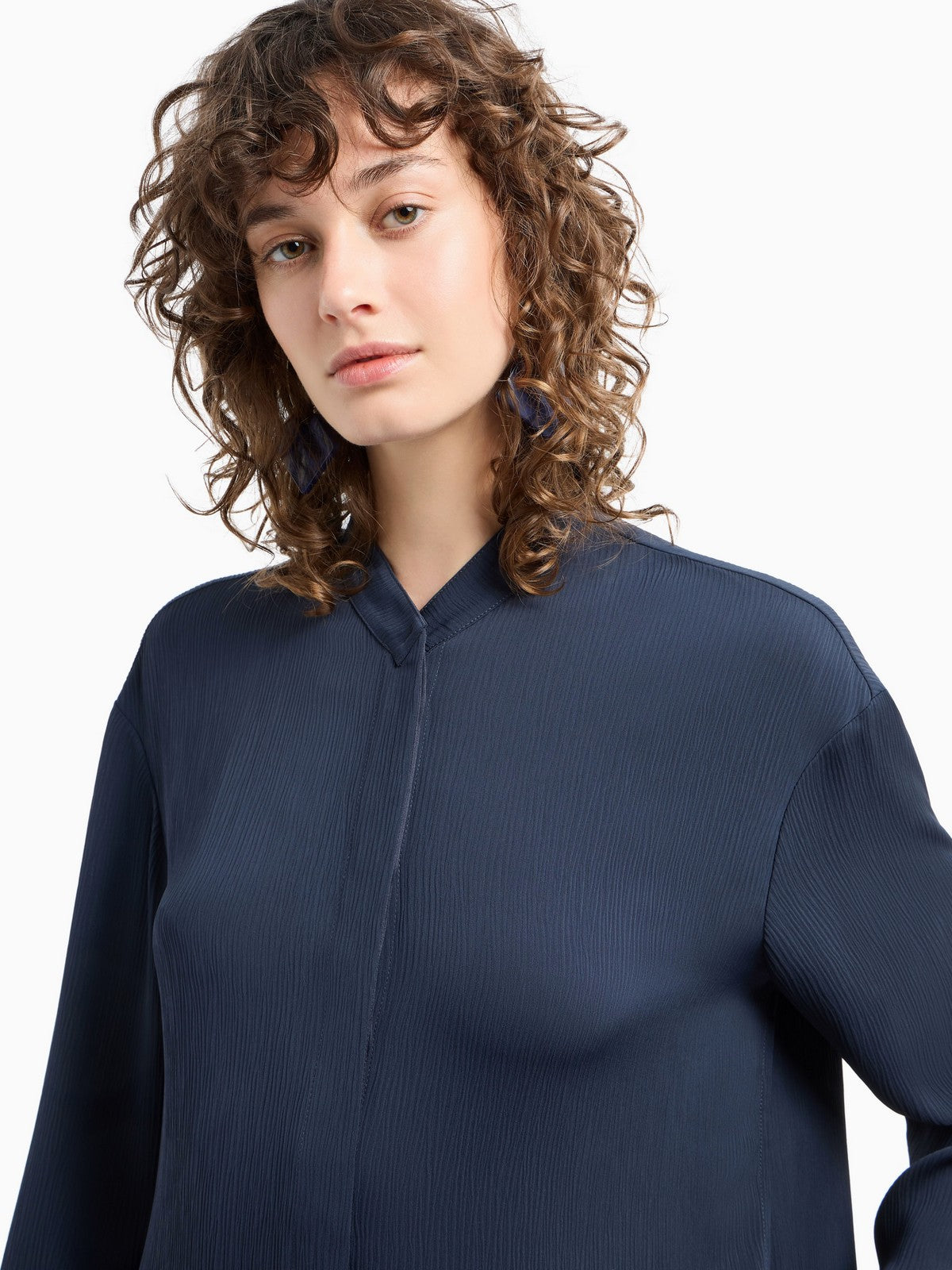 EMPORIO ARMANI Camicia Donna EW000863 AF12521 UB081 Blu