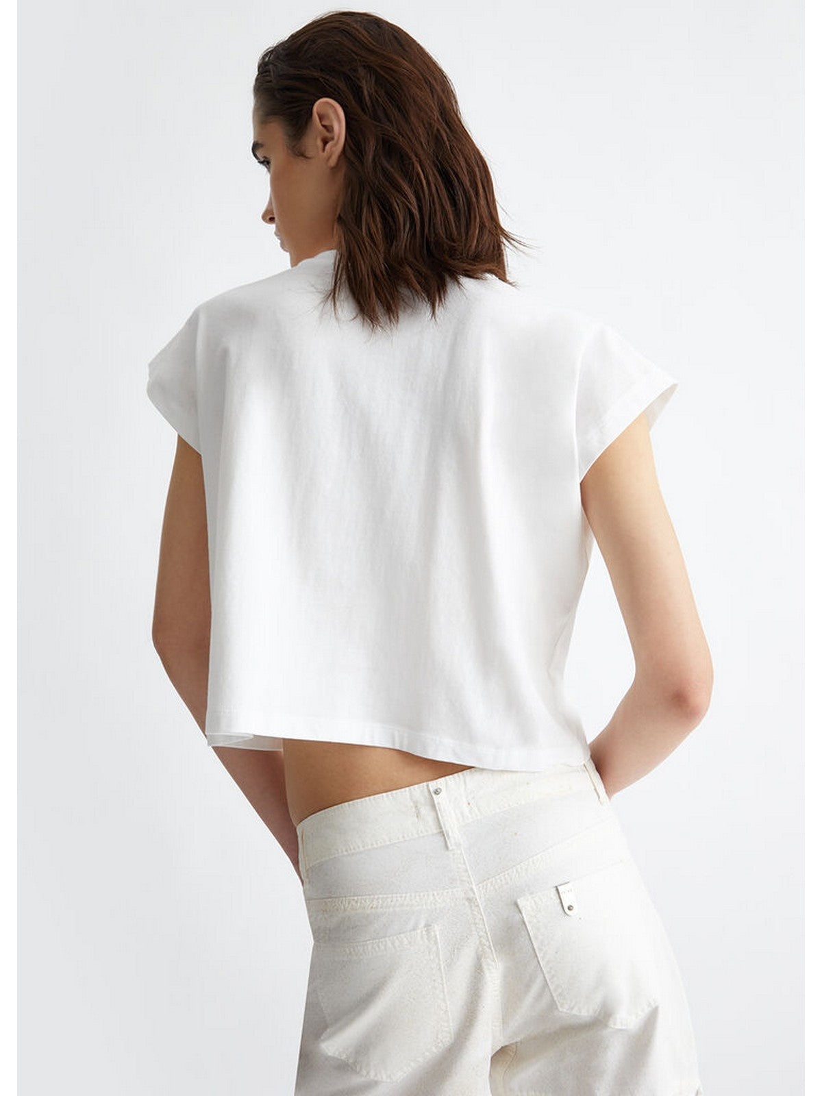 T-shirt Black Liu Jo et femme Pole CA444J5003 N9185 White