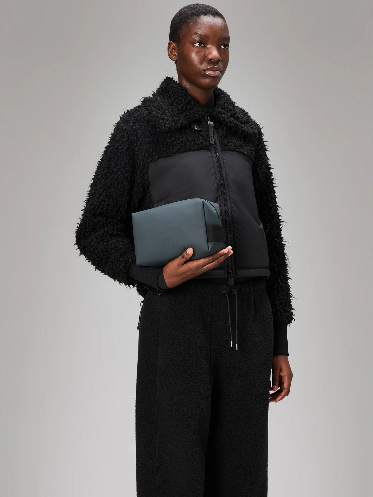 RAINS Pochette Unisex adulto Wash Bag Small W3 15580 124 Lagoon Lagoon