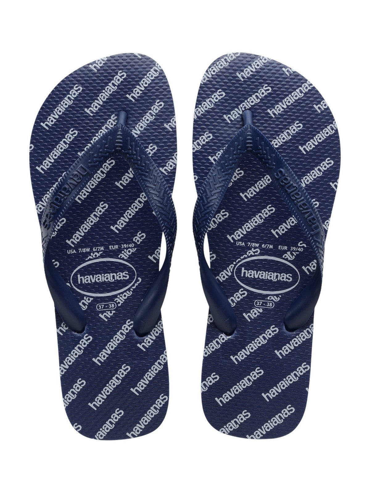 HAVAIANAS Infradito Uomo Top logomania essential 4149891.0555 Blu gioboutiqueweb