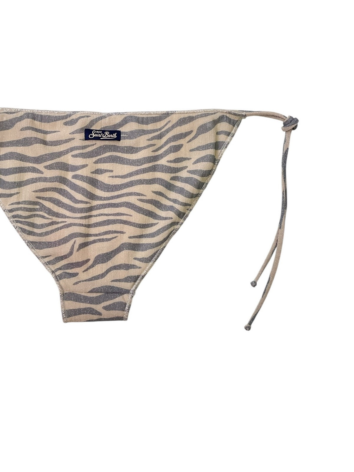MC2 SAINT BARTH Costume da bagno Donna VIRGO OVERLOCK 00078L LUREX ZEBRA COLOR 36