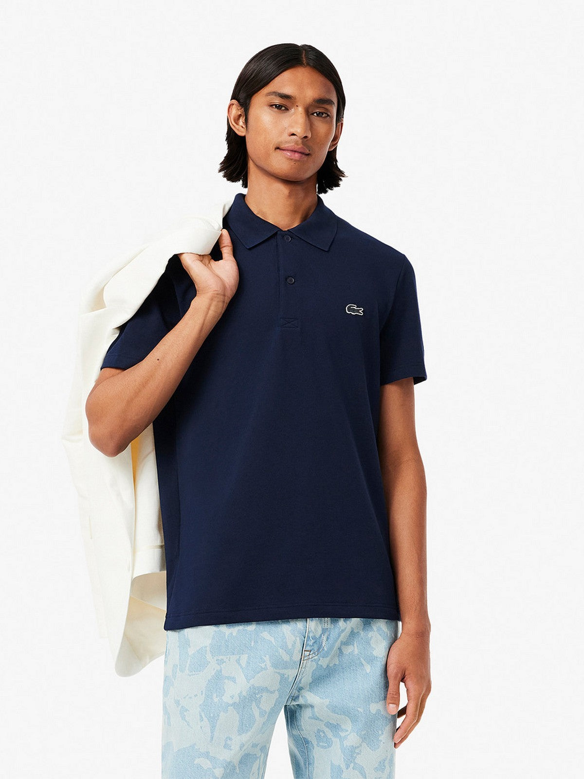 LACOSTE Polo Uomo DH5522 166 Blu gioboutiqueweb