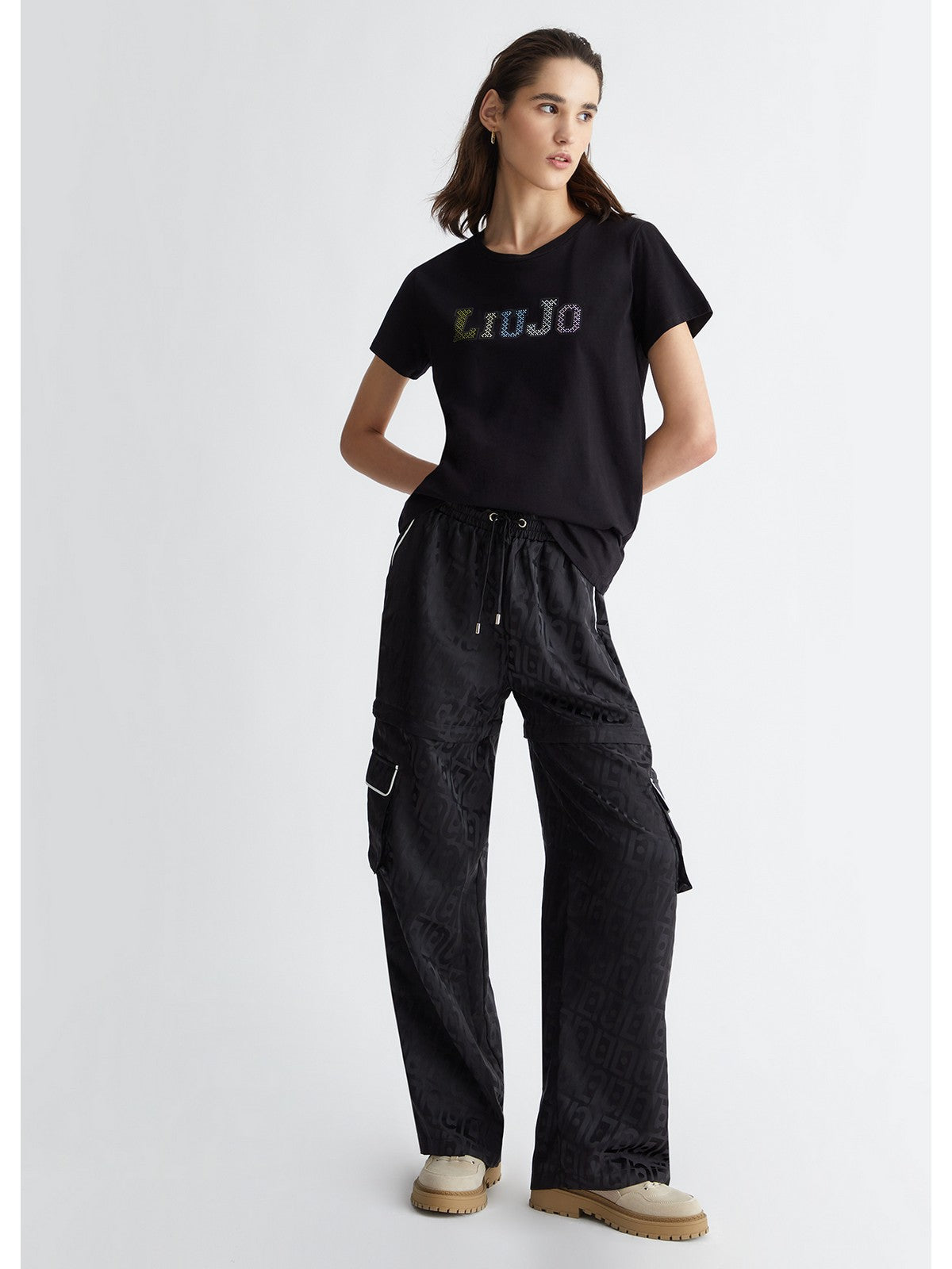 T-shirt Liu Jo Sport et femme Pole TA4204JS923 22222 Black