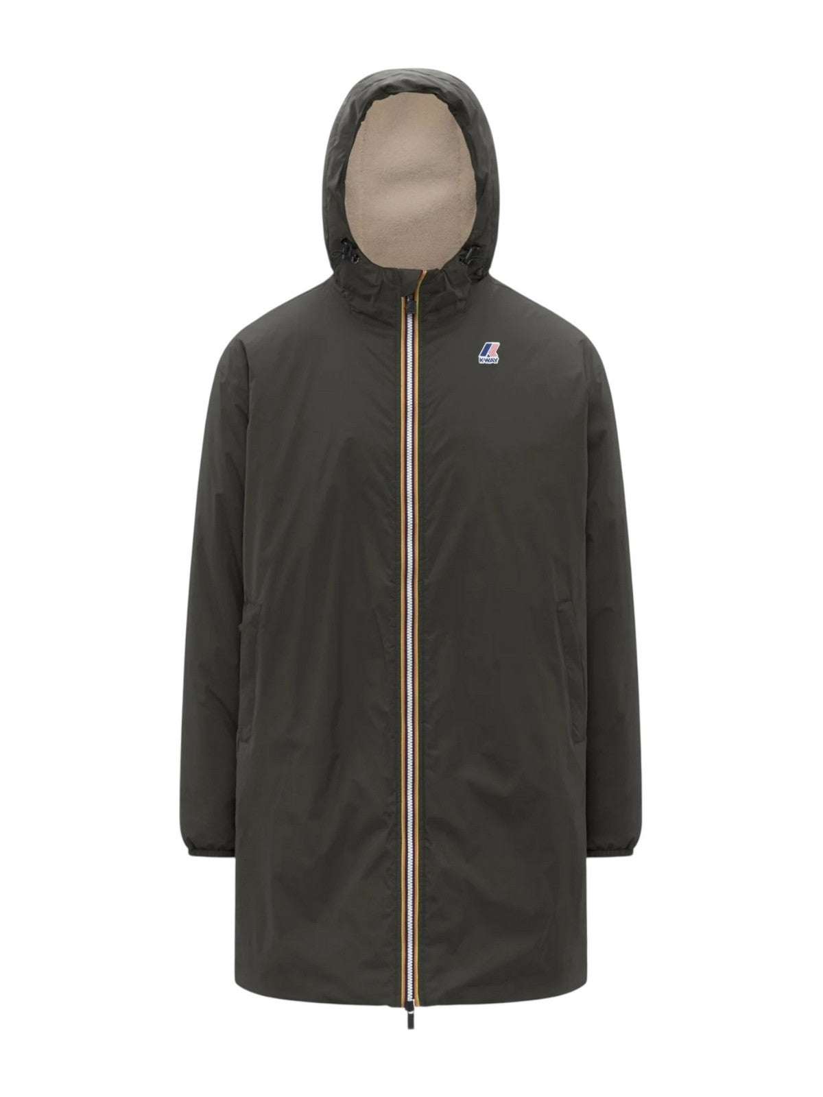 K-WAY Giubbino Uomo LE VRAI 4.0 EIFFEL EAST ORSETT K21516W WMR GREEN BLACKISH