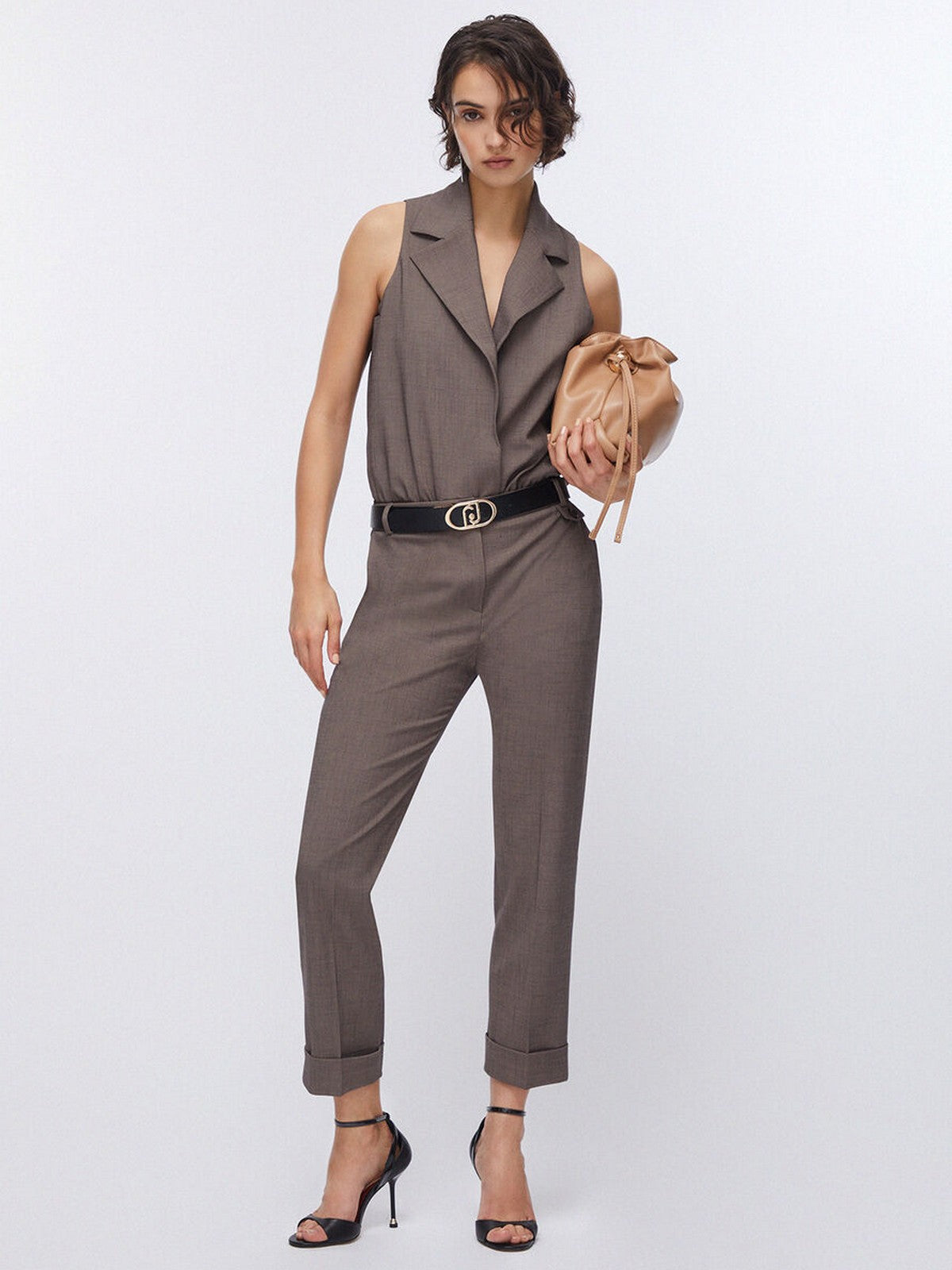 LIU JO BLACK Body Donna CA6127T577A P9578 Pepe melange