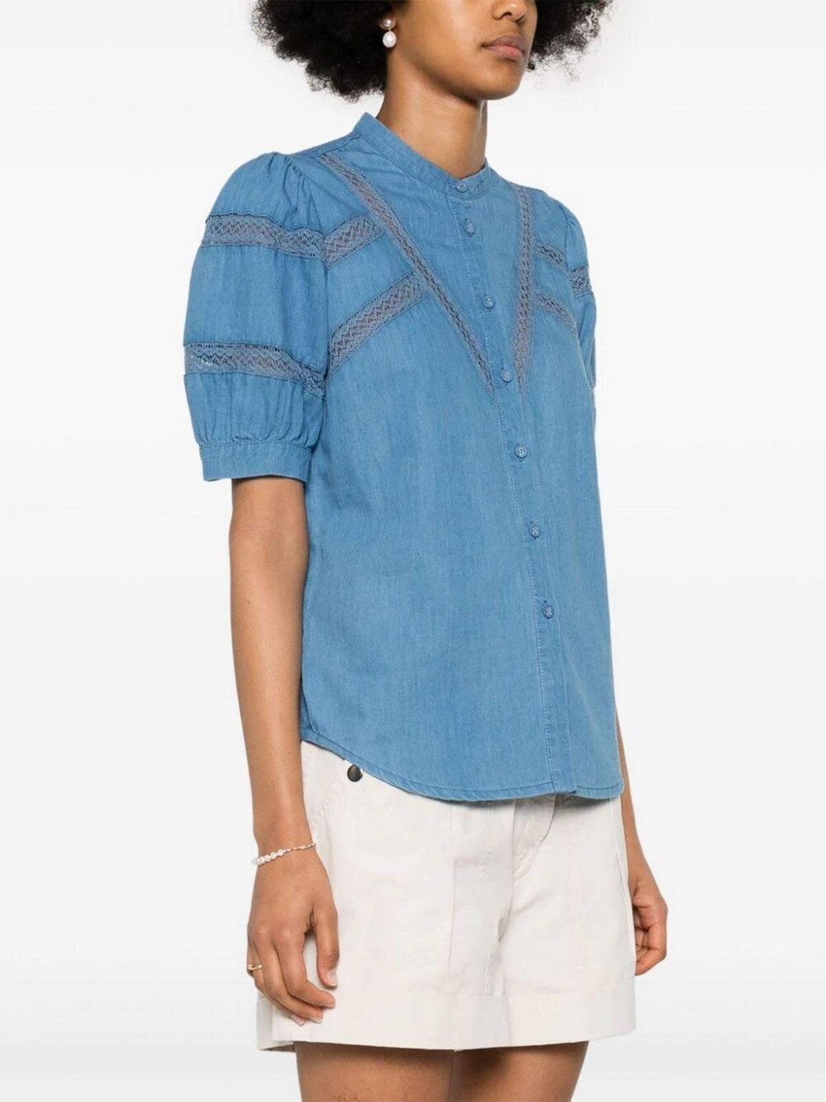 TWINSET Camicia Donna 241TP2692 01611 Blu gioboutiqueweb