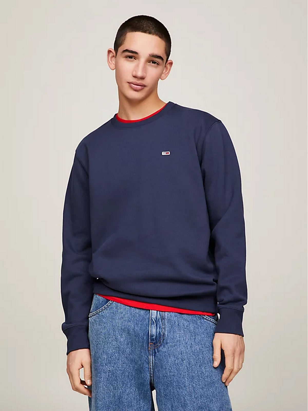 TOMMY HILFIGER Felpa Uomo DM0DM09591 C87 Blu gioboutiqueweb