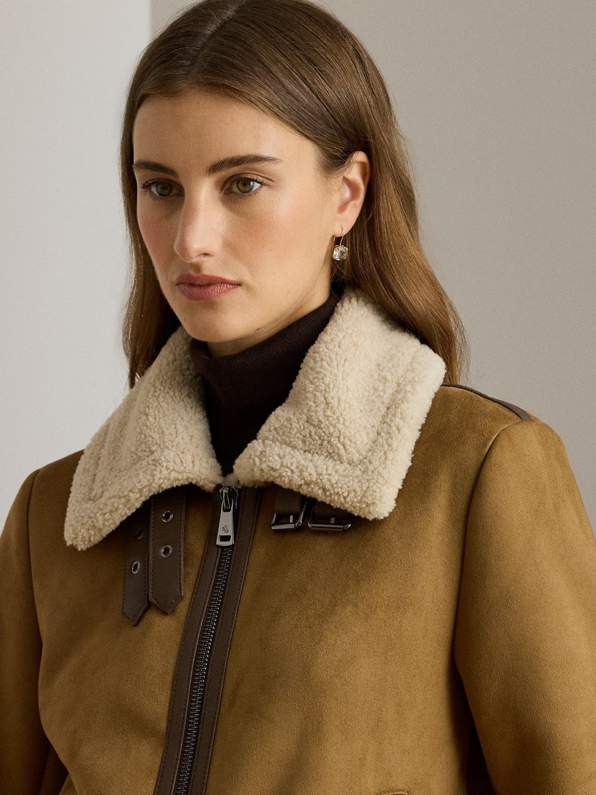 LAUREN RALPH LAUREN Cappotto Donna "FX SH SB 24""-UNLINED-COAT" 297P04122 002 camel